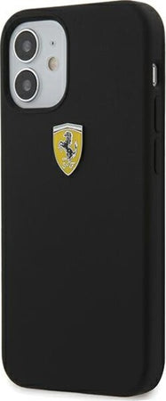 cover-ferrari-iphone-12-mini-silicone--nera
