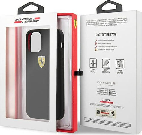 cover-ferrari-iphone-12-mini-silicone--nera