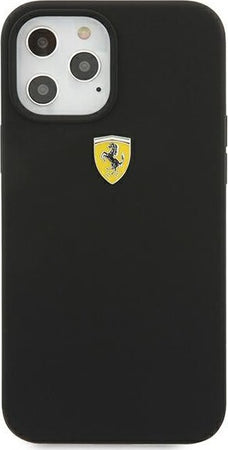 cover-ferrari-iphone-12/12-pro-silicone--nera