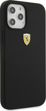 cover-ferrari-iphone-12/12-pro-silicone--nera