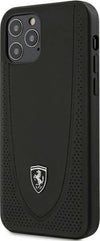 cover-ferrari-iphone-12/12-pro-vera-pelle--nera