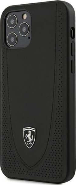 cover-ferrari-iphone-12/12-pro-vera-pelle--nera
