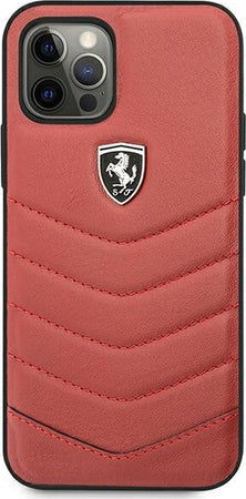 cover-ferrari-iphone-12/12-pro-vera-pelle--rossa