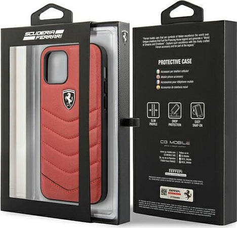 cover-ferrari-iphone-12/12-pro-vera-pelle--rossa