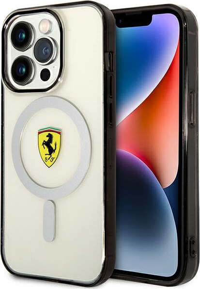 cover-ferrari-iphone-14-pro-magsafe-trasparente