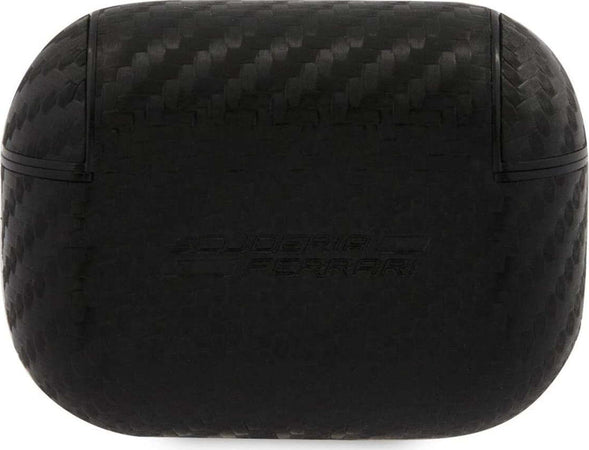 cover-ferrari-per-airpods-pro-effetto-carbonio-nera