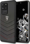 cover-ferrari-samsung-s20-ultravera-pelle-nera