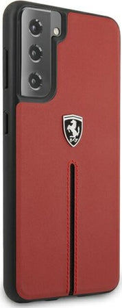 cover-ferrari-vera-pelle-rossa-samsung-s21