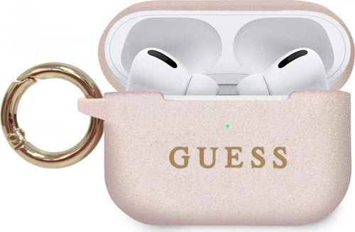 cover-guess-airpods-pro-silicone-rosa-chiaro