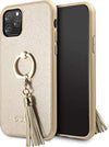 cover-guess-iphone-11-pro-beigecon-anello-gold
