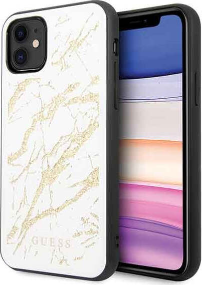 cover-guess-iphone-11-pro-hard-case-bianca-con-vena-oro