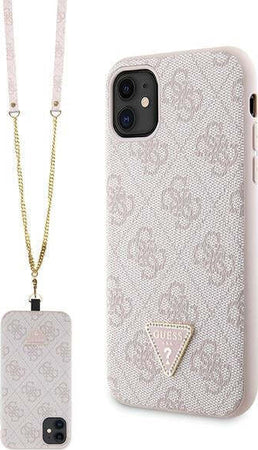 cover-guess-iphone-11-rosa-con-laccio-da-collo
