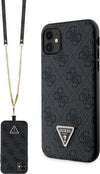 cover-guess-iphone-11-rosa-con-laccio-da-collo