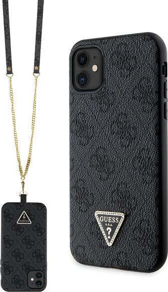 cover-guess-iphone-11-rosa-con-laccio-da-collo