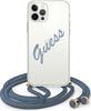 cover-guess-iphone-12-/-12--pro-con-laccio-da-collo-blu