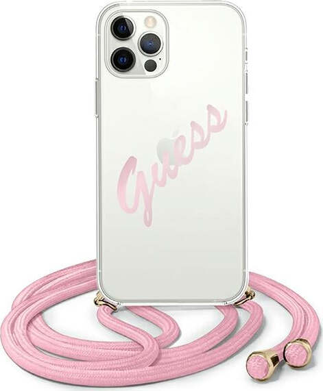 cover-guess-iphone-12-/-12--pro-con-laccio-da-collo-pink