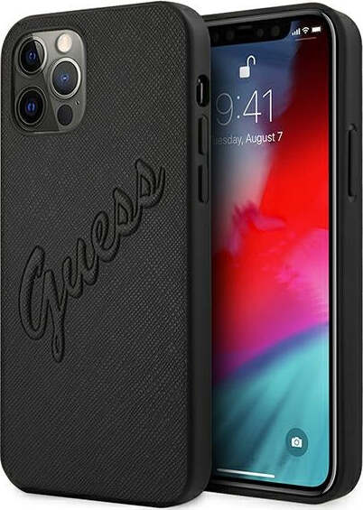 cover-guess-iphone-12-/-12-pro-saffiano-vintage-script