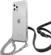 cover-guess-iphone-12-/12-pro-trasparente-con-catena-silver