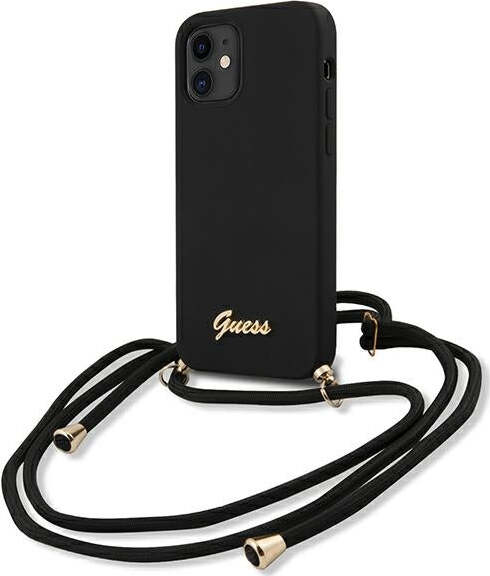 cover-guess-iphone-12-mini-con-laccio-da-collo-pink