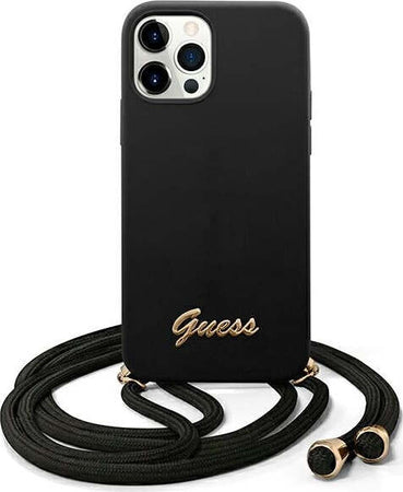 cover-guess-iphone-12-pro-max-con-laccio-da-collo-black