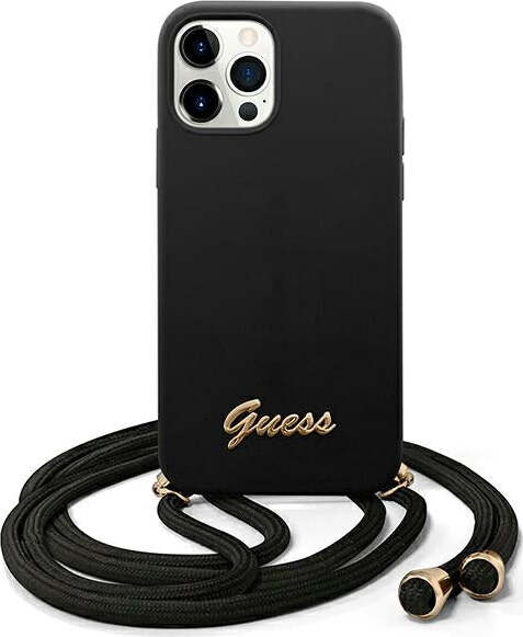 cover-guess-iphone-12-pro-max-con-laccio-da-collo-black