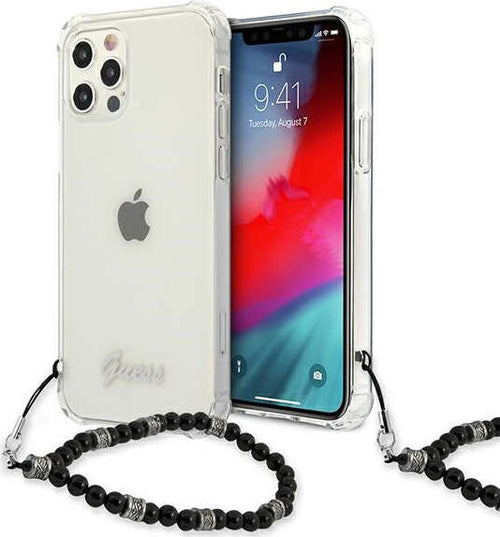 cover-guess-iphone-12-pro-max-trasparente-con-laccio-da-polso