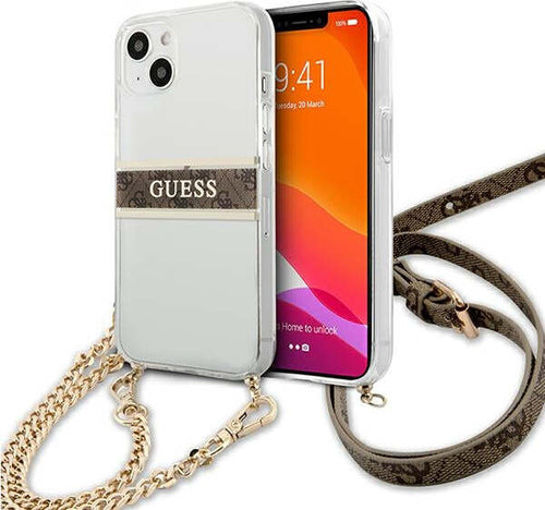 cover-guess-iphone-13-mini-con-catena-gold