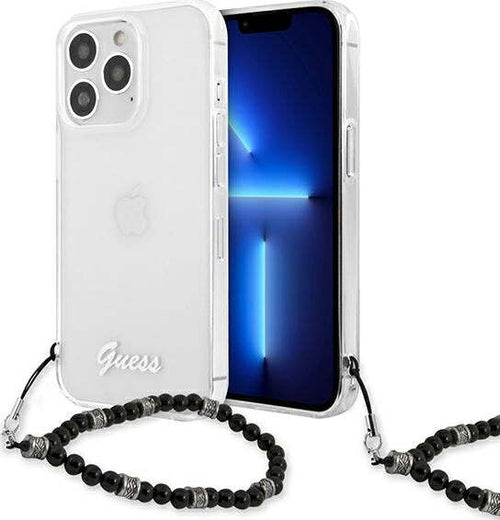 cover-guess-iphone-13-pro-con-laccio-da-polso-nero