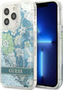 cover-guess-iphone-13-pro-flower-liquid-glitter