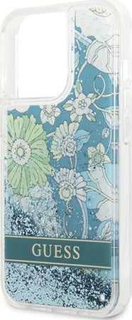 cover-guess-iphone-13-pro-flower-liquid-glitter