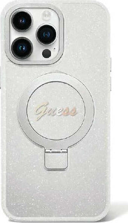 cover-guess-iphone-14-/-15-plus-trasparente-anello-stand-glitter-compatibile-magsafe