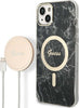 cover-guess-iphone-14-plus-con-caricabatterie-magsafe-effetto-marmo-black