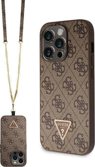 cover-guess-iphone-15/14/13-browncon-laccio-da-collo