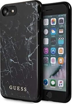 cover-guess-iphone-6/7/8/-se-2020-effetto-marmo-black