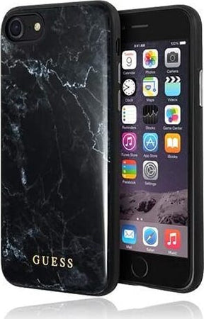 cover-guess-iphone-6/7/8/-se-2020-effetto-marmo-black