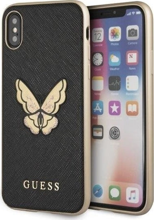 cover-guess-iphone-x-/-xs-case-black-butterfly