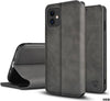 Cover iPhone 11 nera Custodia protettiva con portafoglio morbida nera wb1260