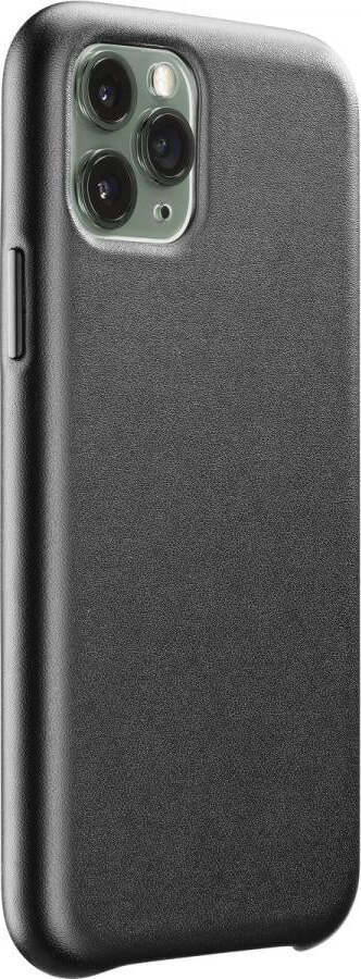 cover-iphone-11-pro-effetto-pelle-e-tasti-in-allumino-satinato-nera