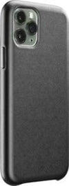 cover-iphone-11-pro-max-effetto-pelle-e-tasti-in-allumino-satinato-nera