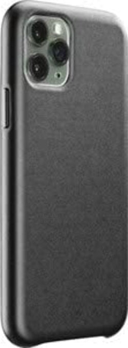 cover-iphone-11-pro-max-effetto-pelle-e-tasti-in-allumino-satinato-nera