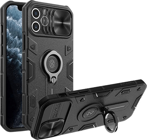 Cover Iphone 12/12 Pro con Copertura per Fotocamera Scorrevole e Anello Nera Elettronica/Cellulari e accessori/Accessori/Custodie e cover/Custodie basic Liquidator Italia - Nicosia, Commerciovirtuoso.it