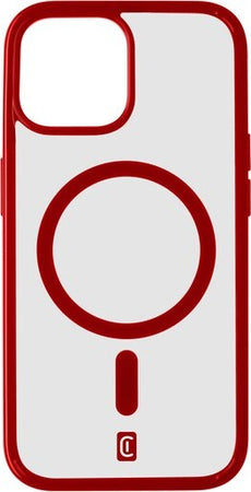 cover-iphone-15-pro-magsafe-trasparente-con-bordi-rossa