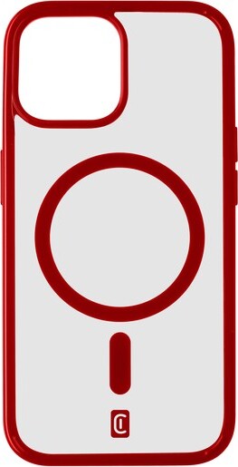 cover-iphone-15-pro-magsafe-trasparente-con-bordi-rossa