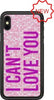 cover-iphone-6s-/-7-/8-/-se-2020-paillette-sequins-quote---i-can't-love-you
