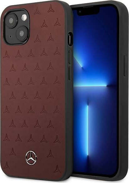 cover-mercedes-iphone-13-mini--vera-pelle-rossa