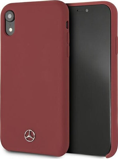 cover-mercedes-iphone-xr-silicone-rossa
