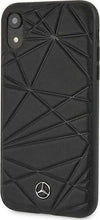 cover-mercedes-iphone-xr-vera-pelle-nera
