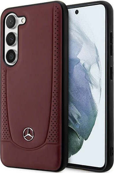 cover-mercedes-s23+-vera-pelle-rossa