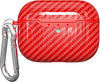 cover-per-airpods-pro-2-effetto-carbonio-rossa