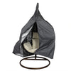 Cover per poltrona sospesa con chiusura lampo per giardino e veranda